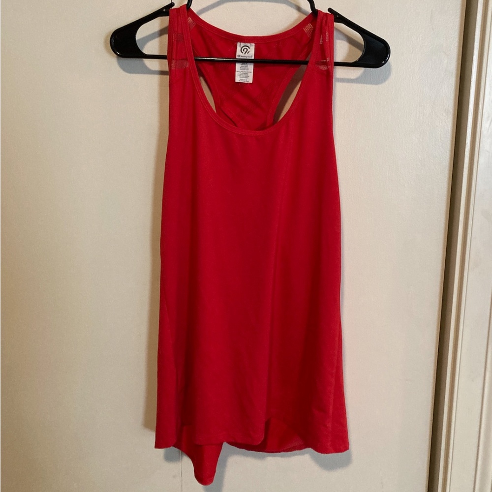 Red Champion Workout Tank- size L